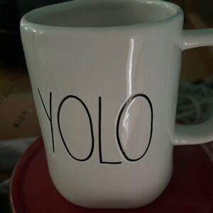 Rae Dunn YOLO Mug